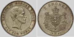 -756- Kopi: 2 krone 1906 med 7 juni