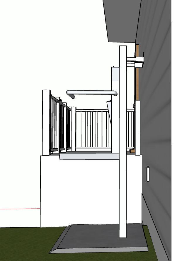 innfestingspunkter for løfteplattformen Merking av plassering av tilkoblingspunkt