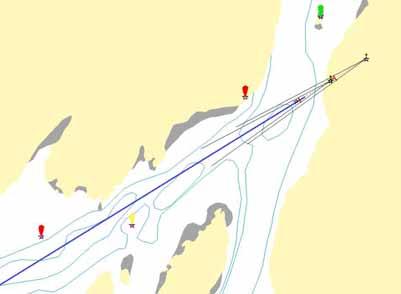 02/07 101 Skisse (Sketch) kart (chart) Kjøkøy. Kart (Charts): 1, 464 93. * Oslofjorden. Fredrikstad. Vesterelva. Rørledning etablert.