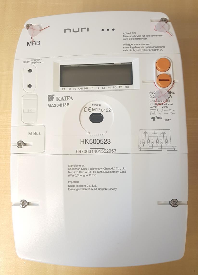 Dokument for opplæring av P0 installatører/montører «AMS måler direktekoblet» Helgeland Kraft Nett starter nå med å sende ut den «Nye AMS-måleren» med kommunikasjonsmodul for fjernavlesning.