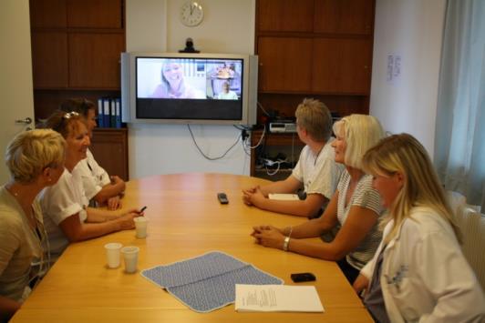 Prosjekt ved Hjelpemiddelsentralen i Troms Mulighetene i et trådløst videokonferanse utstyr Benytter kamera til oppfølging av hjelpemidler/ tilpasninger av bolig Sårprosjekt ved Sunnaas Sykehus