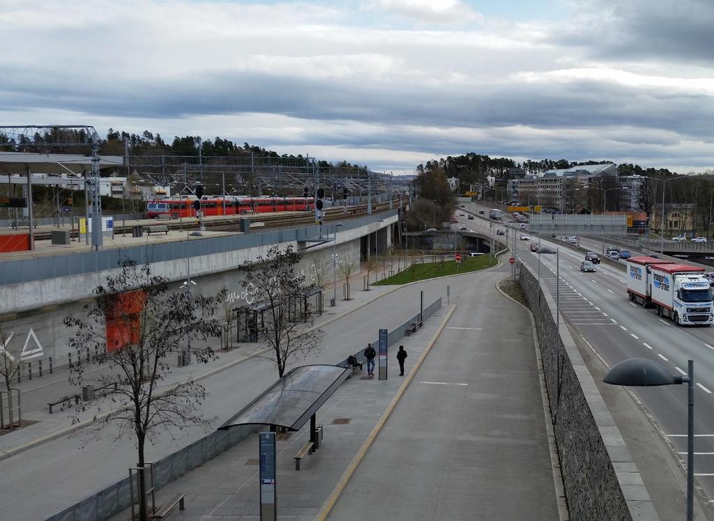 Lysaker knutepunkt som «Byport Vest» Samarbeid om helhetlig løsning, herunder bl.a.: utforming av knutepunktet - knutepunktsfunksjoner, dimensjonering, tilgjengelighet, overganger, adkomster, estetikk m.