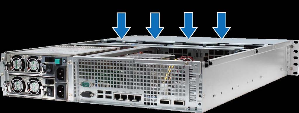 Erstatte en sviktende vifte Synology RackStation blir levert