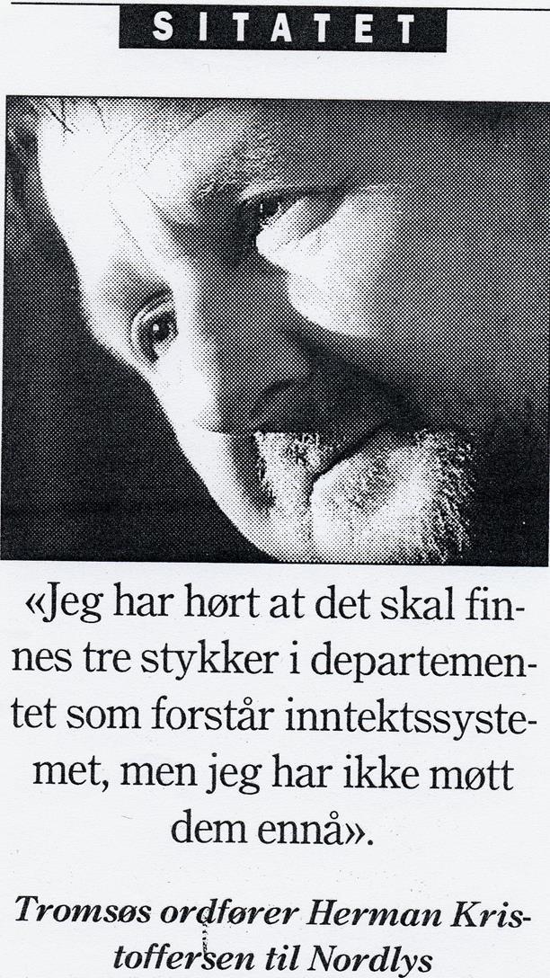 Sitat fra Dagens Næringsliv 10.9.