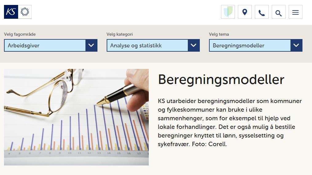 Modell for beregning av demografimodell Lagt ut på ks.