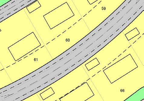 Eksempel på RpJuridiskLinje Eksempel på SOSI-koding:.KURVE 60:..OBJTYPE RpJuridiskLinje..NASJONALAREALPLANID KOMM 0713 PLANID 20090001..RPJURLINJE 1211..KVALITET 82..VERTNIV 2 Byggegrense 4.