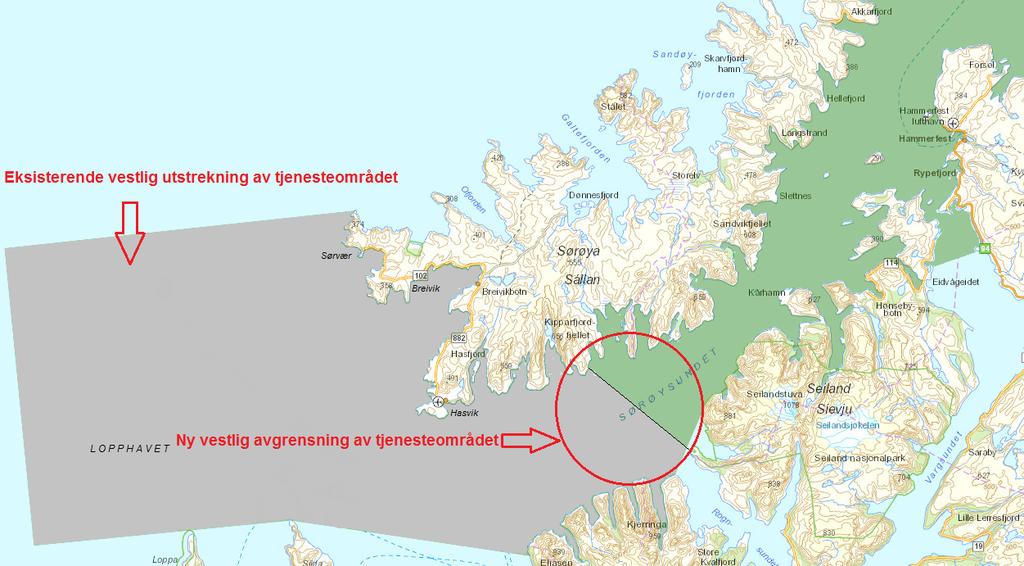 Dette da sjøtrafikksentralen i Vardø tidligere koordinerte fartøy på Lopphavet ved anløp til Melkøya fra vest.