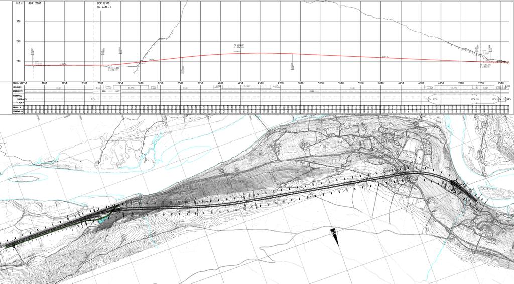 tilfredsstillende støyskjerming over bru/fylling ved hjelp av for eksempel glass-skjermer anses det valgte alternativet tilfredsstillende også med hensyn til dette.