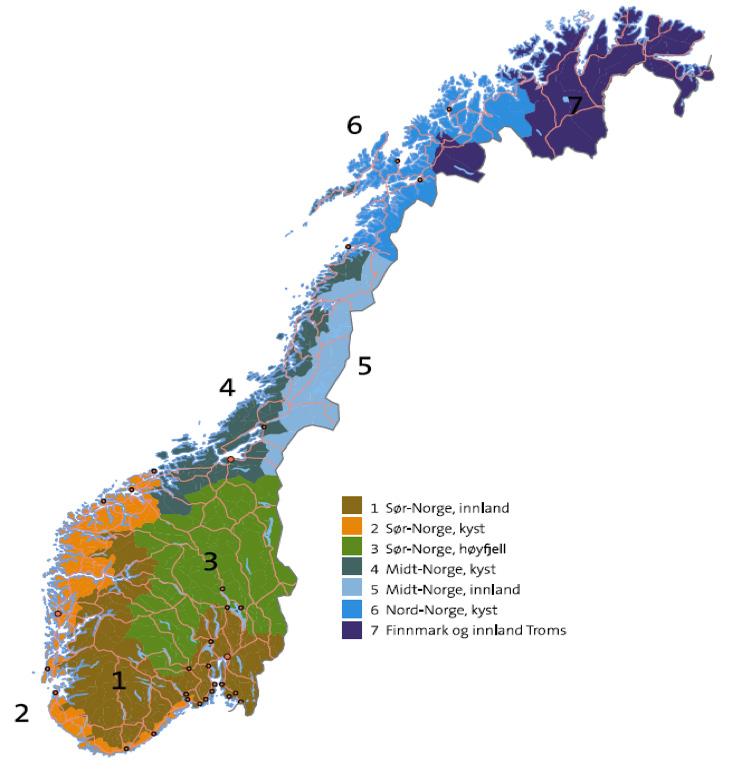 3 Eksterne variabler I dette kapittelet ser vi på eksterne variabler som har betydning for energibruk I bygninger.