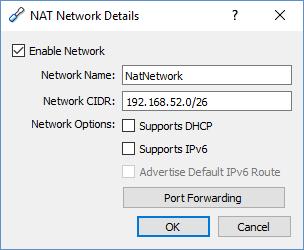 Oppgave a1: Skru av DHCP i VirtualBox Hvis du bruker VMware kan du hoppe rett til oppgave a2. 1. Start VirtualBox og sørg for at alle VMer er utlogget og avskrudd. 2.