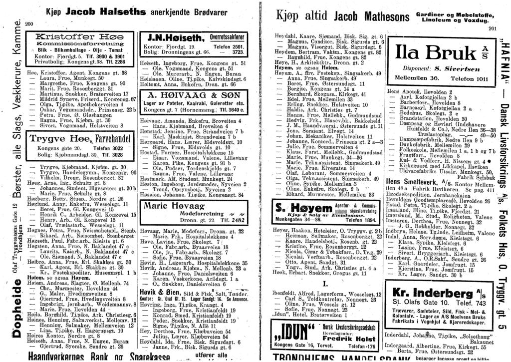 <U 200 E e IB D JU 5 m a > c 2 "S A. D Kjøp Jacb Halseths anerkjendle Brødvarer Kristffer > Blik - Blikembaliage - lje - Tmat Kntr: Fjrdgt. 5. Tlf. 3900 & 3901 Privatblig; Kngens gt.38. Tlf. 2286 Hø e, KrisittGfer, Agent, Kngens gt.