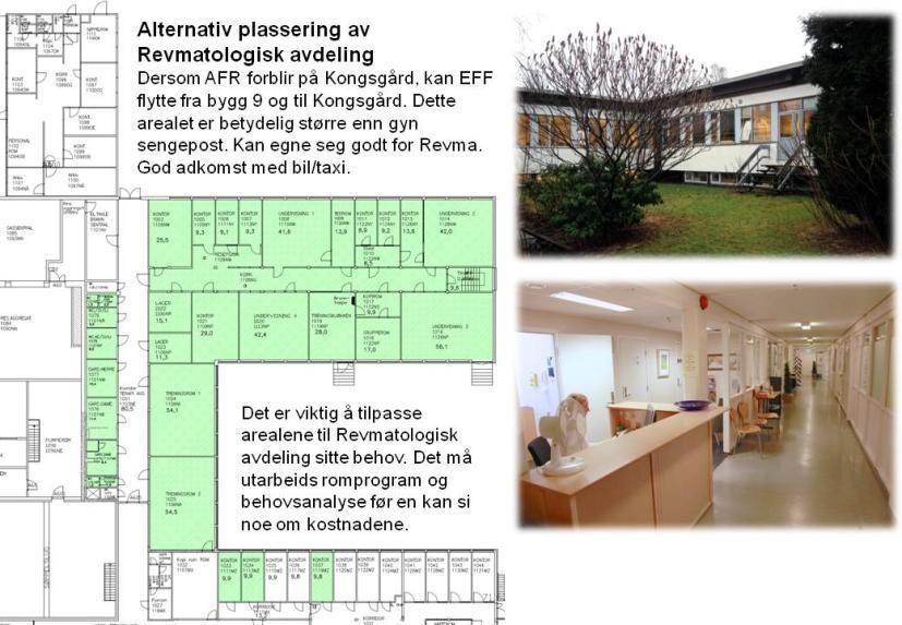 Nasjonalt kompetansesenter for flåttbårne sykdommer kan kanskje bruke møterommet i korridoren som i dag brukes til kontor for nevrologer (LIS).