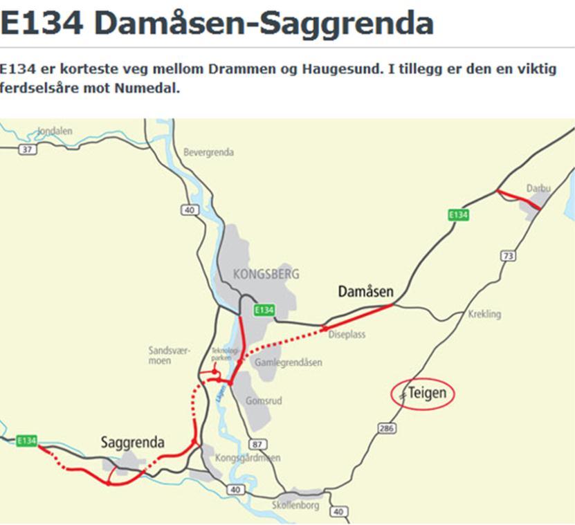 Buskerud Strekning Rv.