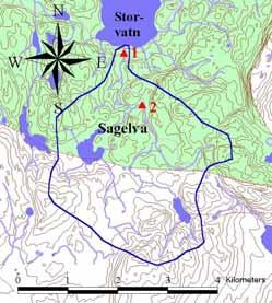 siden år 2. I begge bekkene er det hvert år tatt ukentlige prøver fra vår til høst på to punkter; st.1 og st.2 (figur 4.1).