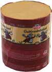 Brunost bit TINE Gudbrandsdalsost TINE Gudbrandsdalsost 28 % fett 2,5 kg D-pak: 2. EPD-Nr: 598649 Varenr. 2801, Coopnr.