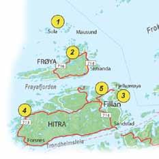 Hitra og Frøya Hitra og Frøya Øyene Frøya og Hitra ligger lengst sør på Trøndelagskysten, kun 2 timers biltur fra Trondheim, og er kjent som en av de beste plassene i verden for havfiske.