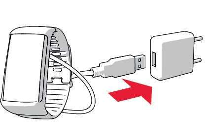 Du kan også lade batteriet via et vegguttak. Bruk en USB-strømadapter (følger ikke med i produktsettet) ved lading via et vegguttak.