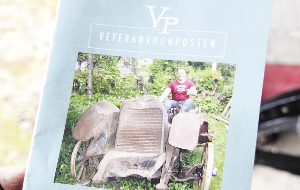 4 5 6 En må jo være mer enn gal for å se nytte i dette Det er ikke rart at han fikk forsiden av Veteranvognposten da han investerte i denne bilen, Åsulv Svestad.