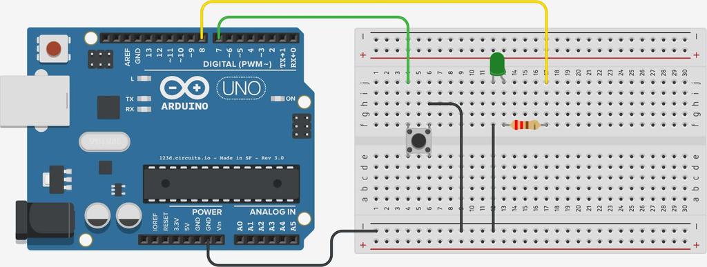 TRY IT OUT! Oppkobling R = 270Ω Merk!