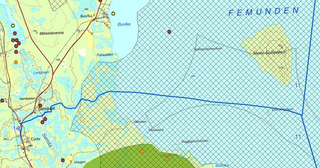 Snøscooterløyper Engerdal Konsekvensutredning av innspill Naturmangfold Ingen registrert konflikt med naturmangfold. Går gjennom INON område på Femunden.