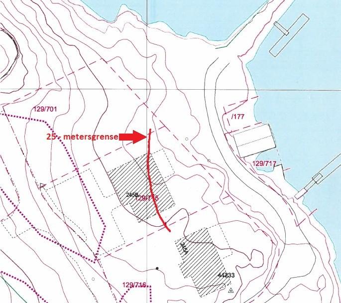 Spørsmålet i denne saken begrenser seg derfor til om det kan gis dispensasjon for den omsøkte plassering av boligen, eller om det bør kreves at bygget trekkes 3-4 meter lenger unna hvor det kan