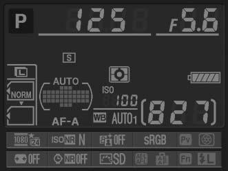 d9: Informasjonsdisplay G-knapp A Meny for egendefinerte innstillinger På standardinnstillingen Auto (AUTO), endres teksten på informasjonsskjermen (0 10) fra svart til hvit eller fra hvit til svart