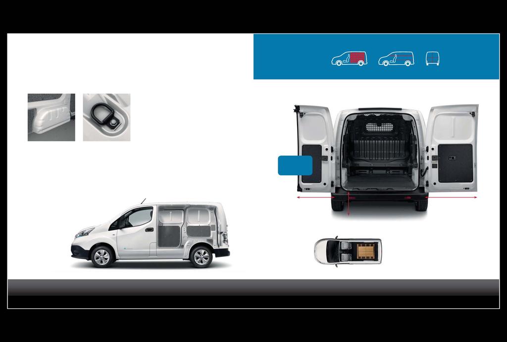 LASTEKAPASITET OG ALLSIDIGHET HØRER SAMMEN. e-nv200 er designet for å kunne imøtekomme ulike behov.