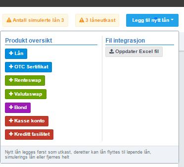 IMPORTER LÅN VIA EXCEL OBS! Ved import må du alltid hente den nyeste Excel-malen direkte fra KBN Finans. På den måten sikrer du at importen fungerer, siden det hele tiden kommer ny funksjonalitet.