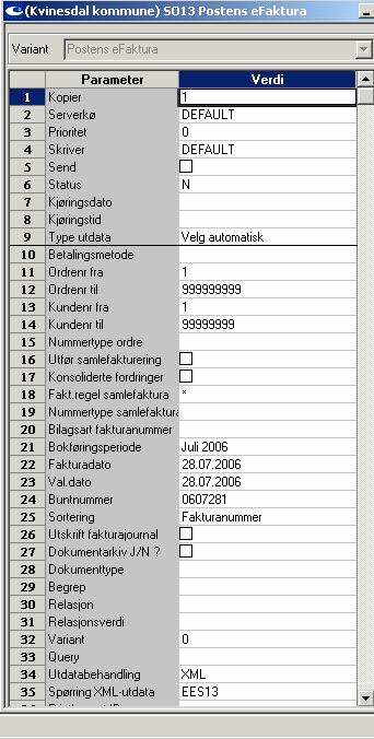 BRUKERVEILEDING FOR AGRESSO fakturering side 18 av 34 Fakturering - lokal utskrift og BBS efaktura Agresso Logistikk Kommunal Fakturering Fakturering Lage faktura og bokføre Denne prosessen lager