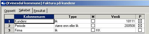 BRUKERVEILEDING FOR AGRESSO fakturering side 23 av 34 Faktura på kundenr Denne