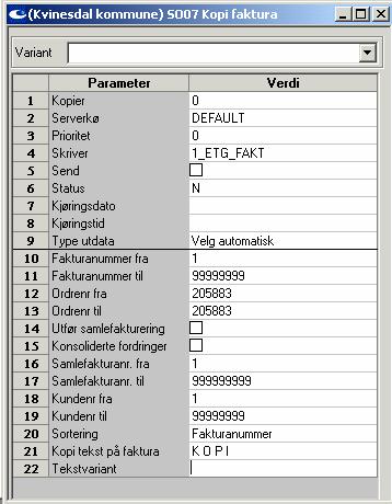 Den har da KID som vi ønsker blir brukt for å forenkle bokføringen for Kommunekassen Alternativ 2 (via Agresso Økonomi) Velg søkekriterie, f.eks. kundenr.