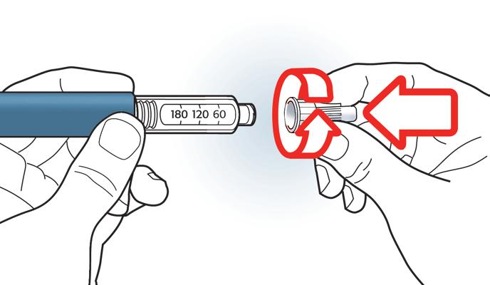 Kontroll av KwikPen 4 6 Injeksjon av dose 7 9 Sett på en ny kanyle
