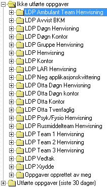 Kontor - Arbeidsgrupper Avdelingen har ansvar for å overvåke den «overordnede» arbeidsgruppen og rydde denne daglig Xrydde, Avvist BKM og Negativ applikasjonskvittering gis på