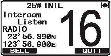 8.10 BRUK AV INTERCOM En valgfri RAM3 (CMP30) må være koblet til for å bruke intercomfunksjonen mellom radioen og RAM3 (CMP30).