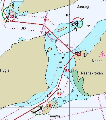 Nesna kai med ferjeforbindelse til øyene.