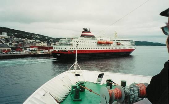 Skipsbytte og delstrekninger Noen havner egner seg godt for skipsbytte dersom en ønsker å reise enkelte strekninger begge veier.