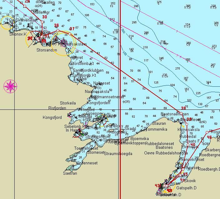 Båtsfjord - Berlevåg Etter å ha seilt ut Båtsfjorden, settes