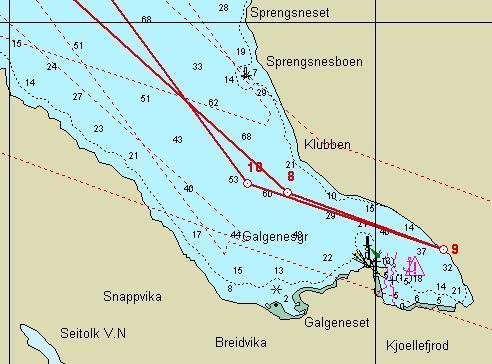 Hele Kjøllefjord samlet da den nye MS Finnmarken kommer på første tur i 2002.