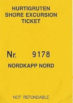 Men husk at etter Nordkapp-besøket, er det der ca 2 timers busstur til Hammerfest for å ta igjen skipet.