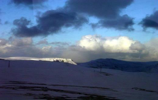 Vinter på Nordkapp er en