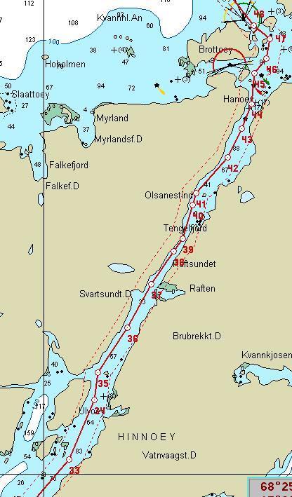 Stokmarknes - Svolvær På turen til