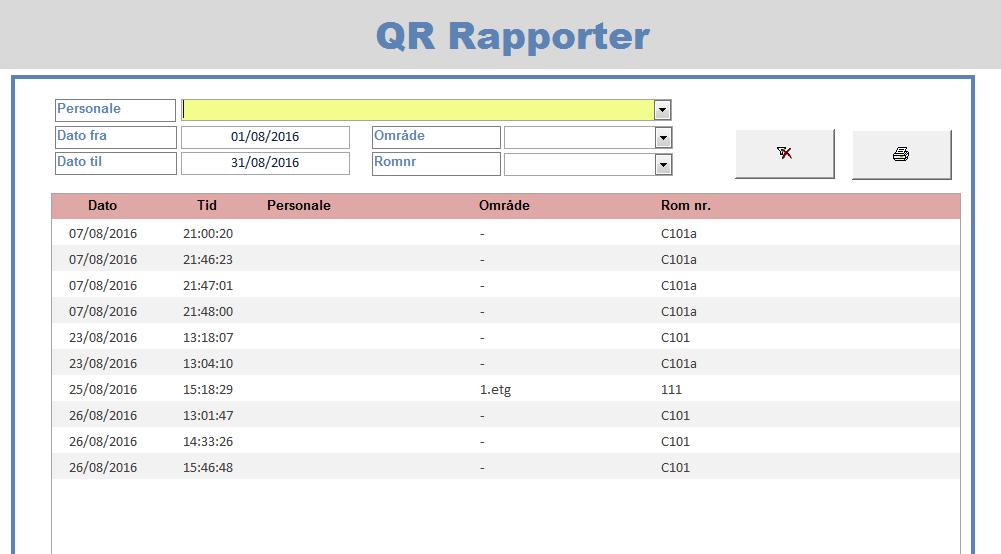 10, For å se en mer detaljert rapport, klikk på Rapport knappen.