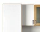 SUSHI SVARTBEIS Prisgruppe 4 Slett dør i MFC med svartbeiset utseende og liggende trestruktur. Som vitrinedør anbefales aluvitrine med frostet glass. Skrog i hvit MFC med fargetilpasset framkant.