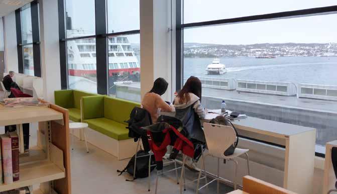 Foto: Arne-Harald Steilbu Student der du bor Folkebibliotekene har en viktig rolle i utdanningssammenheng.