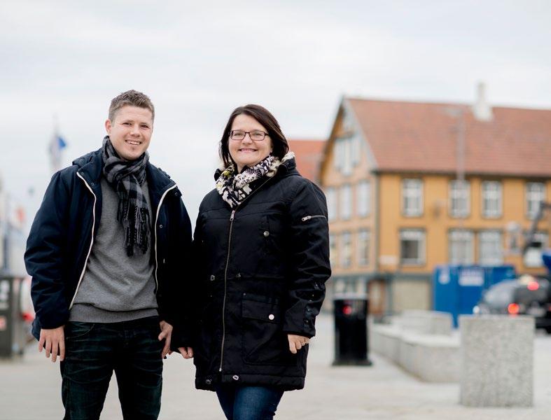 KUNDEREPORTASJE Oddgeir Støle og Annbjørg J. Aksnes jobber begge i HRavdelingen i Stavanger kommune.