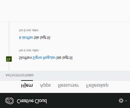 Logge på for å aktivere Creative Cloud Aktivere og deaktivere Creative Cloud Hvis du vil aktivere Creative Cloud, logger du på Creative Cloud med Adobe ID-en din.