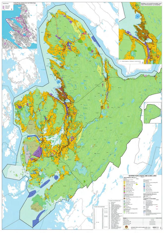 Kap2 - Situasjon og utfordringer Liten grad av regional styring i arealpolitikken Arealpolitikken i Bergensområdet har til nå i liten grad vært underlagt regional styring.