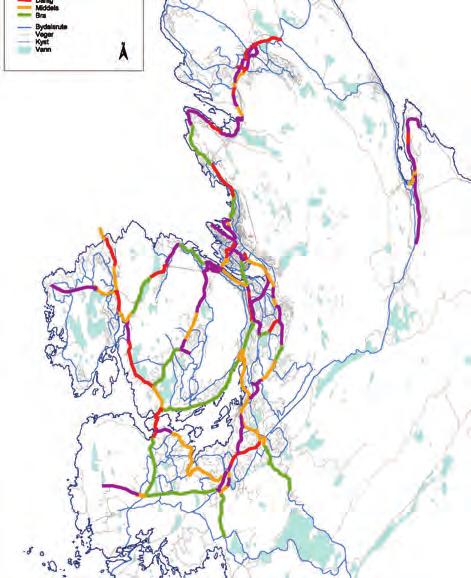 Deler av dette nettet eksisterer i dag, men det er ikke sammenhengende, preget av vekslende standard, og delvis konflikt med andre trafikantgrupper.