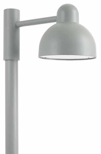 725 11,3W LED Aluminium, 3185523 Grafitt, 3185524 11,3W LED, 1100 lm, 3000K, < 50000h, utskiftbar modul, ikke dimbar Art.