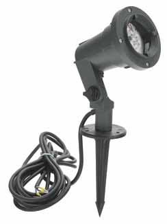 1592 Bakke/vegg, 5m kabel 4W, LED, GU10 Grafitt, 3185565 4W LED, GU10, 250 lm, 3000K, 40D dimbar, < 40000h, utskiftbar lyskilde Art.